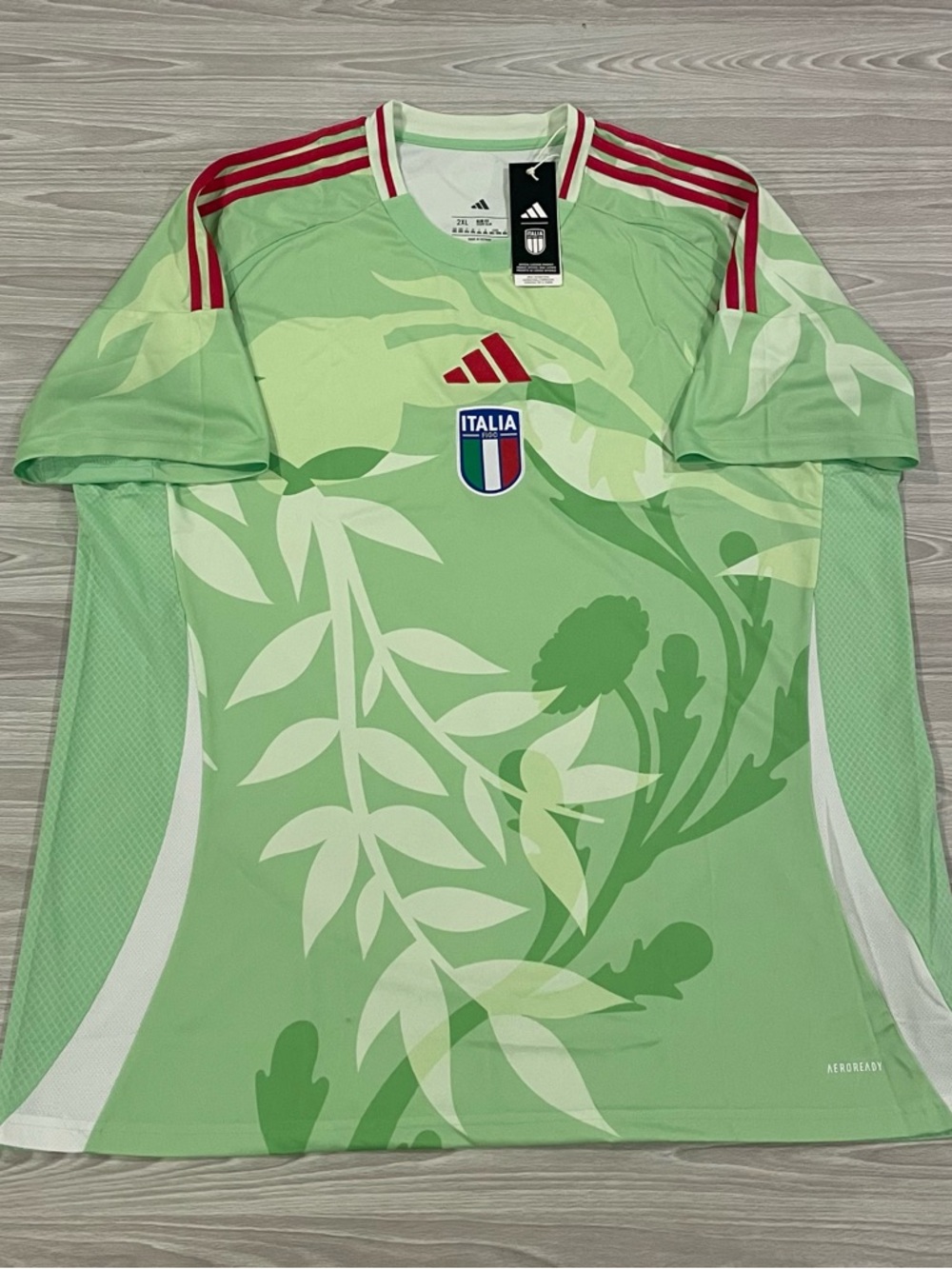 New! Adidas 2025/26 Italy Italian National Soccer Jersey JF0604 Men’s Size 2XL